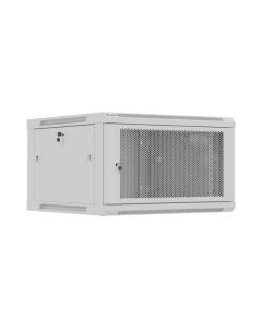 LANBERG NÁSTĚNNÁ INSTALAČNÍ SKŘÍŇ 19" 6U 600X600 ŠEDÉ PERFOROVANÉ DVEŘE (PLOCHÉ BALENÍ)