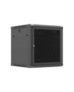 LANBERG NÁSTĚNNÁ INSTALAČNÍ SKŘÍŇ 19" 12U 600X600 ČERNÉ PERFOROVANÉ DVEŘE (PLOCHÉ BALENÍ)