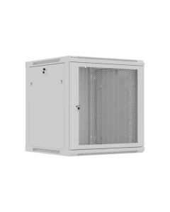 LANBERG NÁSTĚNNÁ INSTALAČNÍ SKŘÍŇ 19" 12U 600X600 ŠEDÉ PERFOROVANÉ DVEŘE (PLOCHÉ BALENÍ)