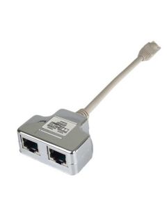 PremiumCord Modulární RJ45 distributor 2 porty 10/100Base T