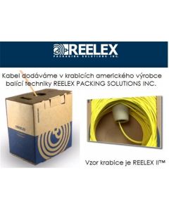 OPTIX UTP kabel (drát) Cat5e PVC šedý, bal.305m Standard, 24 AWG, plná měď