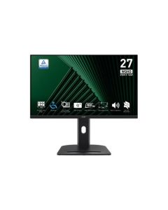 MSI monitor PRO MP275QPG 27" IPS/2560x1440(WQHD)/100Hz/1ms/2xHDMI/DP/Výšk.nastavitelný/Pivot/černá