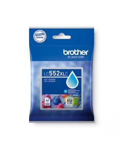 Brother LC552XLC (inkoust cyan, 1500 str.)