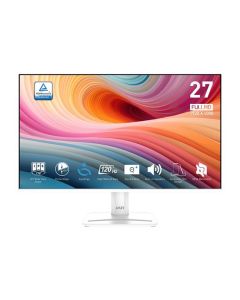 MSI monitor PRO MP275W E2, 27" IPS/1920 x 1080 (FHD)/120Hz/1ms/DP/HDMI/D-Sub/bílá