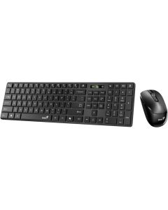 Genius SlimStar 8250 Set klávesnice a myši, bezdrátový, CZ+SK layout, Bluetooth, 2,4GHz, USB, Copilot, černý