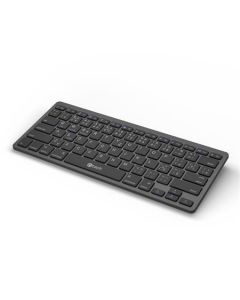C-TECH klávesnice KB-120S Dual mode, bezdrátová, BT5.0 + 2,4GHz, USB nano receiver, CZ/SK
