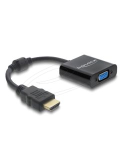 Delock Adaptér ze samec konektoru HDMI na zásuvkový černá