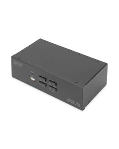 DIGITUS KVM přepínač, 4 porty, jeden displej, 4K, HDMI1 x QIG
