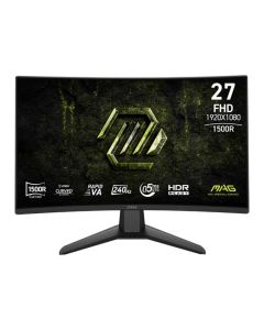MSI Gaming monitor MAG 274CF X24, 27" Rapid VA zakřivený/FHD/240Hz/0,5ms/2xHDMI/DP/černá