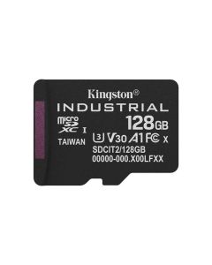 KINGSTON 128GB microSDXC Industrial C10 A1 pSLC Card Single Pack w/o Adapter