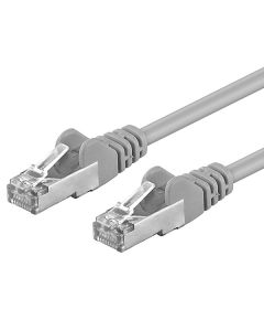 Premiumcord Patch kabel CAT 6a S-FTP,RJ45-RJ45,LSOH, AWG 26/7 5m šedá