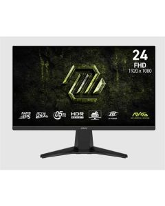 MSI MAG 245F X24 gaming monitor 23,8" Rapid IPS/FHD/240Hz/0,5ms/2xHDMI/DP/černá