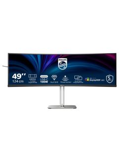 Philips LCD 49B2U5900C 48,8" zakřivený VA 4K/5120x1440@75Hz/4ms/450cd/2xHDMI/DP/3xUSB/USB-C dock/RJ45/Repro/HAS/VESA
