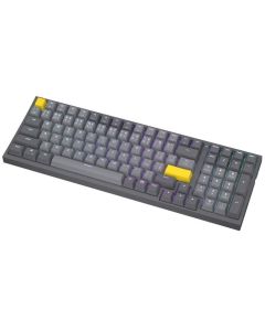 Endorfy Celeris 1800 CZ, Klávesnice, herní, bezdrátová, mechanická, Endorfy Yellow by Gateron, CZ layout, ARGB, šedá