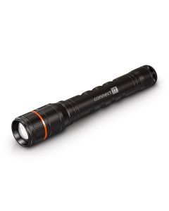 CONNECT IT GLEAM 300 LED ruční svítilna 2x AA, 300 lm, hliníková, voděodolná, černá
