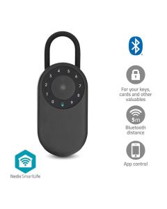 Nedis BTHKB11BK - Trezor na klíče SmartLife | Bluetooth® | Venkovní | Číslice | IP65 | Černá