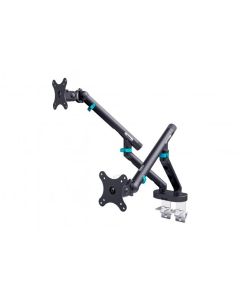 Digitus držák na dva monitory 2x 35"/10 kg, mechanická pružina, VESA: 75x75, 100x100, černý