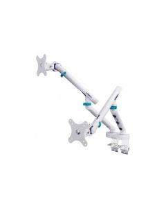 Digitus držák na dva monitory 2x 35"/10 kg, mechanická pružina, VESA: 75x75, 100x100, bílý
