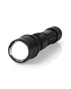 Nedis LTRR10WBK - Svítilna LED | 10 W | 1000 lm | IPX4 | Dobíjecí | černá barva