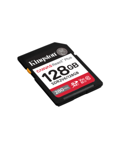 KINGSTON 128GB Canvas React Plus SDXC UHS-II 280R/100W U3 V60 for Full HD/4K