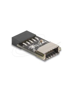 Delock USB 2.0 Adaptér ze zásuvkového pinového konektoru na interní zásuvku USB Type-E Key A