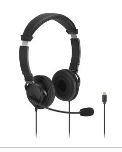 KENSINGTON Classic EQ USB-C® Headset s mikrofonem a ovládáním hlasitosti