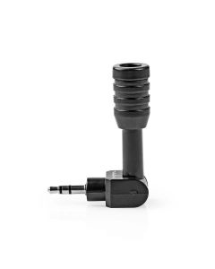 Nedis MICMJ100BK - Kabelový Mikrofon | Mini | Zásuvný | 3.5 mm | Černá barva