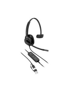 HP Poly Mission 415  náhlavní souprava Mono USB-C +USB-C/A  