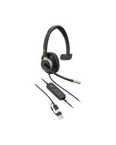 HP Poly Mission 815  náhlavní souprava Mono USB-C +USB-C/A  