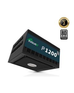 EVOLVEO P1200 zdroj 1200W, 80+ PLATINUM, ATX 3.1, aPFC, 140 mm ventilátor, 3 roky záruka, černý