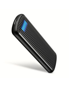 AXAGON EEM2-SC, USB-C 10Gbps externí box pro M.2 NVMe SSD, bezšroubový, žebrovaný hliník