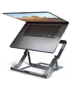 AXAGON STND-LAG hliníkový stojan na notebook 10"-17.3" nastavitelná výška, šedý