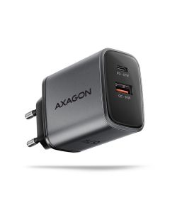 AXAGON ACU-PQ67 GaN nabíječka do sítě 67W, USB-A + USB-C, PD3.0/PPS/QC4+/SFC2.0/Apple