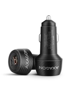 AXAGON PWC-PQ48 nabíječka do auta 48W, USB-A + USB-C, PD3.0/PPS/QC4+/SFC/Apple