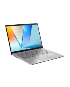 ASUS Vivobook S14 - Ryzen AI 7 445/16GB/512GB SSD/14"/WUXGA/OLED/2y PUR/Win 11 Home/stříbrná