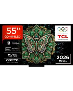 TCL 55C6K PRO SMART TV 55" QLED/4K UHD/Mini LED/144Hz/4xHDMI/1xUSB/LAN/GoogleTV