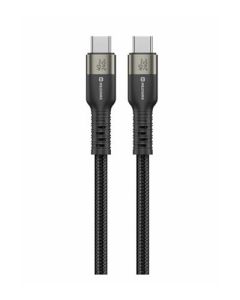 SWISSTEN DATOVÝ VIDEO KABEL USB 4.0, USB-C, 240W, 8K@60Hz, 40 Gb/s, TB3 & TB4, 0,5 M ČERNÝ