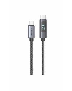 SWISSTEN LCD KABEL USB-C / USB-C 1,5 M ČERNÝ
