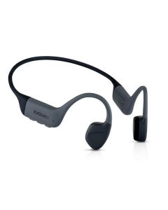 EVOLVEO BoneMax, bezdrátová sluchátka na lícní kosti, MP3 32GB, IPX8, šedé