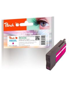 PEACH kompatibilní cartridge HP No. 953XL, purpurová, F6U17AE, 20ml OEM chip