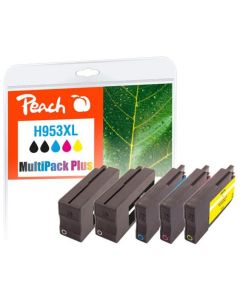 PEACH kompatibilní cartridge HP No. 953XL, Multi-Pack-Plus, 2x bk, 1x c,m,y; 2x43/3x20ml