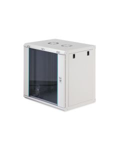 DIGITUS DN-37108 Nástěnná skříň 12U, Dynamic-N, 19", 600x450mm, nesmontovaná, šedá (RAL 7035)