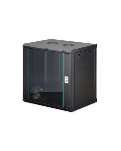 DIGITUS DN-37109 Nástěnná skříň 12U, Dynamic-N, 19", 600x450mm, nesmontovaná černá (RAL 9005)