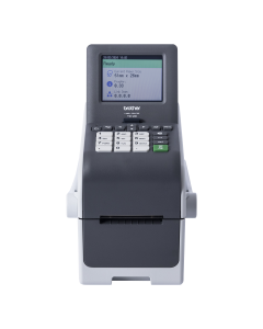 Brother - TD-2350DSAH300 (300 dpi,až 152,4 mm/sec., bar. dotyk. displ. sklop. madlo, USB, USB Host, RS-232C*, LAN,  Blue