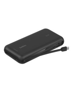 Belkin BOOST CHARGE™ USB-C Power Delivery PowerBanka s integrovaným USB-C kabelem, 10000mAh, 30W, černá