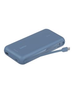 Belkin BOOST CHARGE™ USB-C Power Delivery PowerBanka s integrovaným USB-C kabelem, 10000mAh, 30W, modrá