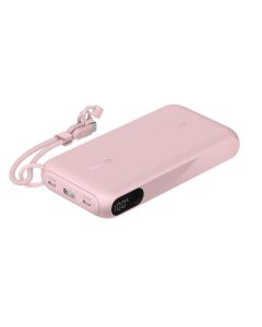 Belkin BOOST CHARGE™ USB-C Power Delivery PowerBanka s displejem, 20000mAh, 20W, růžová
