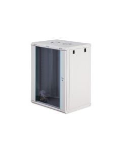 DIGITUS DN-37112 Nástěnná skříň 16U, Dynamic-N, 19", 600x450mm, nesmontovaná, šedá (RAL 7035)