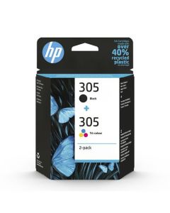 HP Ink Cartridge 305/Black/Tri-color/120/100 stran/2-Pack - blister