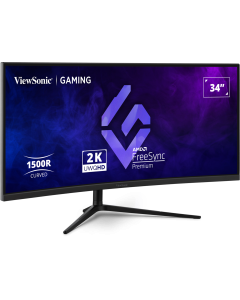Viewsonic VX3418C-2K zakřivený 34" VA/3440x1440@180Hz/1ms/250cd/2xHDMI/2xDP/Repro/HAS/VESA